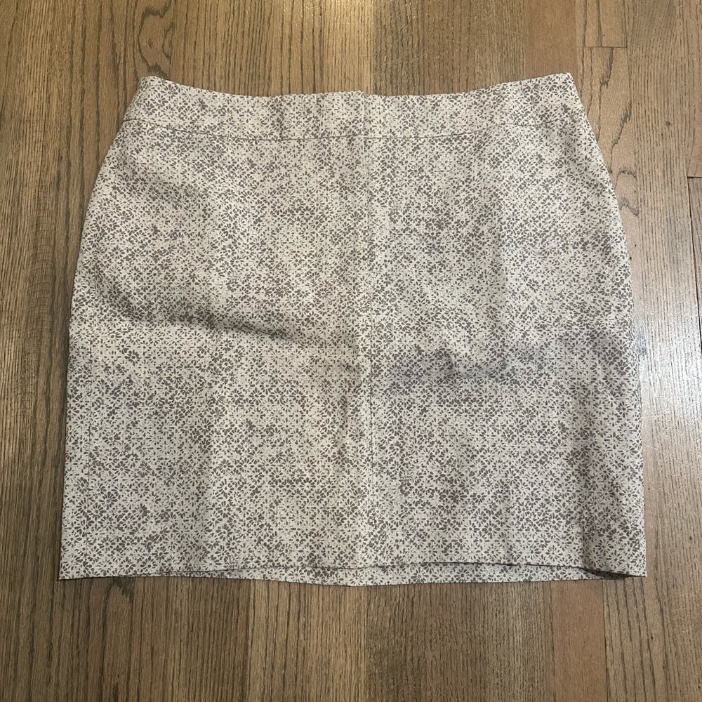 NWT Ann Taylor Loft 100% Linen Mini Skirt-Size 16